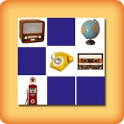 Matching game for seniors - vintage objects - online and free