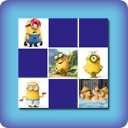 Matching game for kids - Funny Minions - online and free