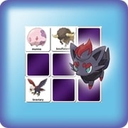 Matching game for kids - Pokemon cards 5th generation - online and free