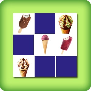 Matching game - Ice cream - online and free