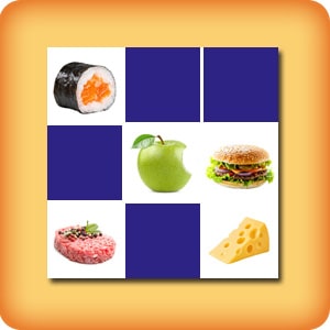 Matching game - Food - online and free