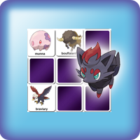 Pokemon 5th generation cards memory game
