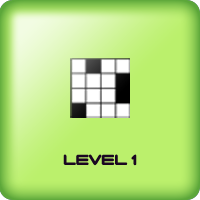 Game of grid of black squares for adults level 1
