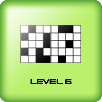 Game of grid of black squares for adults level 6