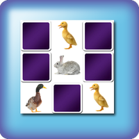 farm animals memory game