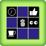 Black and White Memory games for adults