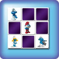 Schtroumpfs Memory games for kids