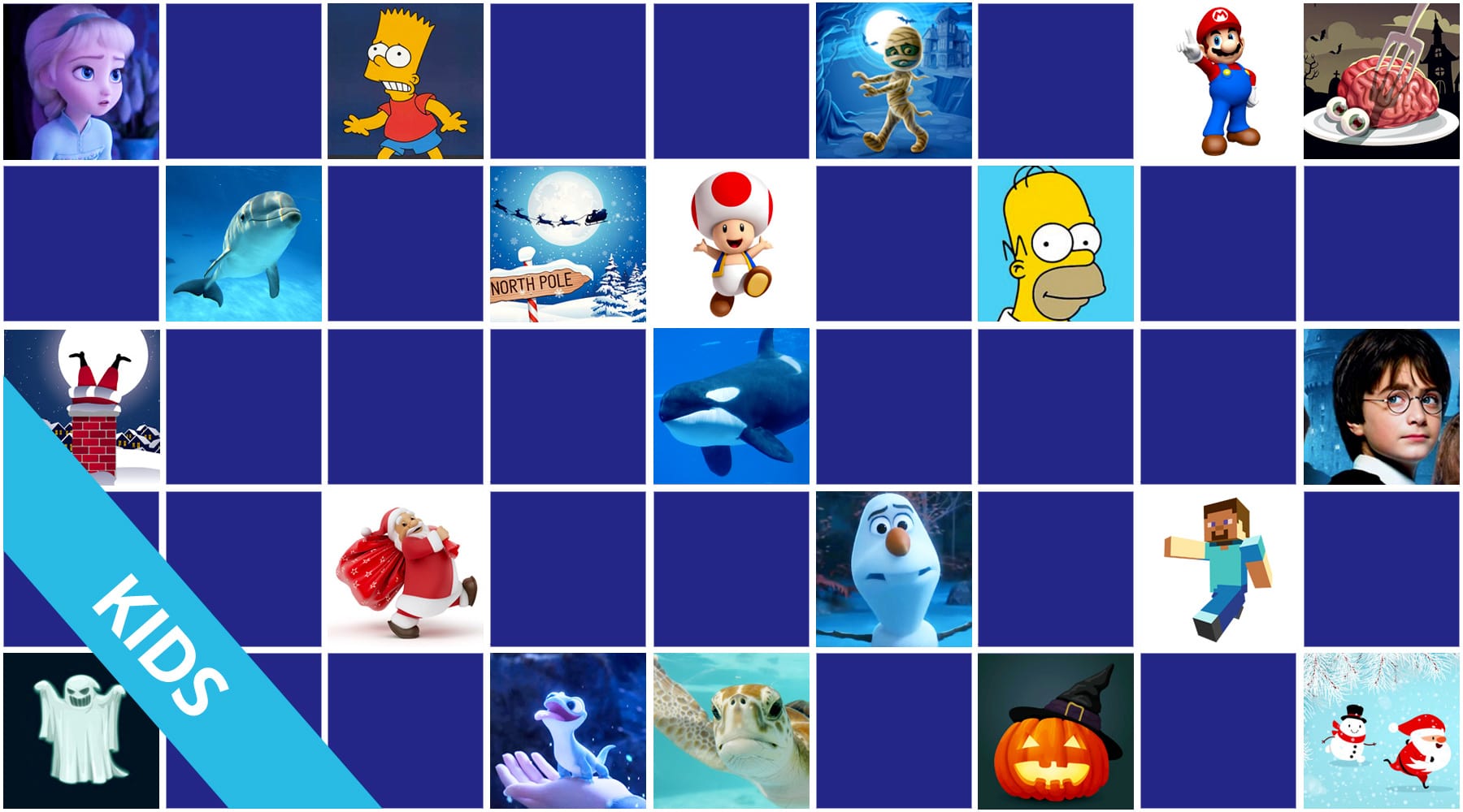 Great online memory games for kids - Free games - Come and play!