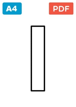 Letter I for colouring