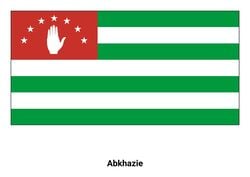 Drapeau de l'Abkhazie