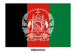 Drapeau de l'Afghanistan