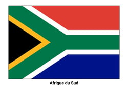 Drapeau de l'Afrique du Sud