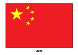 Drapeau de la Chine