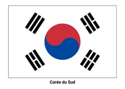 Drapeau de la Corée du Sud