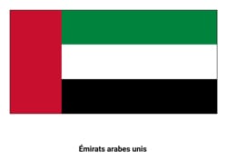 Drapeau des Émirats arabes unis