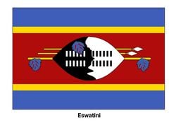 Drapeau de l'Eswatini