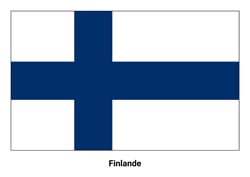 Drapeau de la Finlande