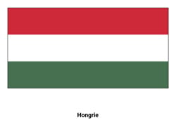 Drapeau de la Hongrie