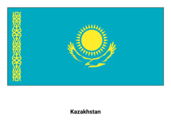 Drapeau du Kazakhstan
