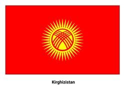 Drapeau du Kirghizistan