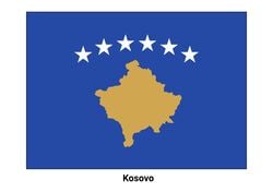 Drapeau du Kosovo