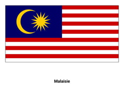Drapeau de la Malaisie
