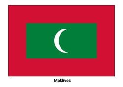 Drapeau des Maldives
