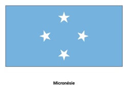 Drapeau de la Micronésie