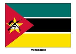 Drapeau du Mozambique