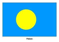 Drapeau des Palaos