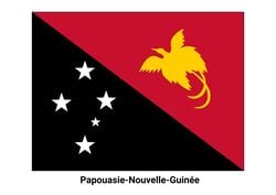 Drapeau de la Papouasie-Nouvelle-Guinée