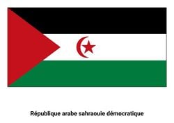 Drapeau de la République arabe sahraouie démocratique