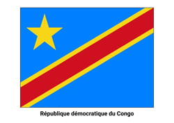Drapeau de la République démocratique du Congo