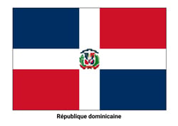 Drapeau de la République dominicaine
