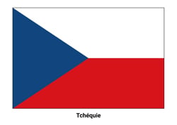 Drapeau de la Tchéquie