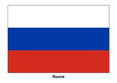 Drapeau de la Russie