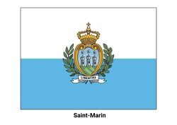 Drapeau de Saint-Marin