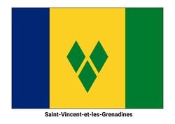 Drapeau de Saint-Vincent-et-les-Grenadines