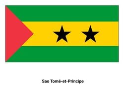 Drapeau de Sao Tomé-et-Principe