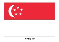 Drapeau de Singapour