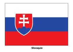 Drapeau de la Slovaquie