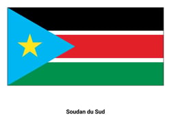 Drapeau du Soudan du Sud