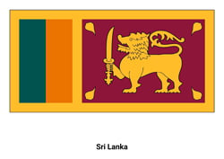 Drapeau du Sri Lanka