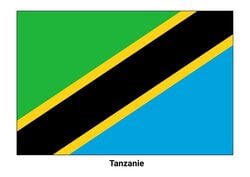 Drapeau de la Tanzanie