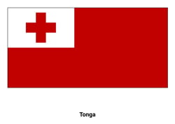 Drapeau des Tonga