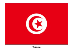 Drapeau de la Tunisie