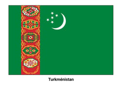 Drapeau du Turkménistan