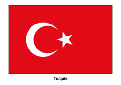 Drapeau de la Turquie