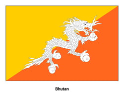 Flag of Bhutan