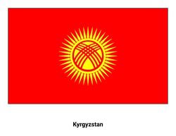 Flag of Kyrgyzstan